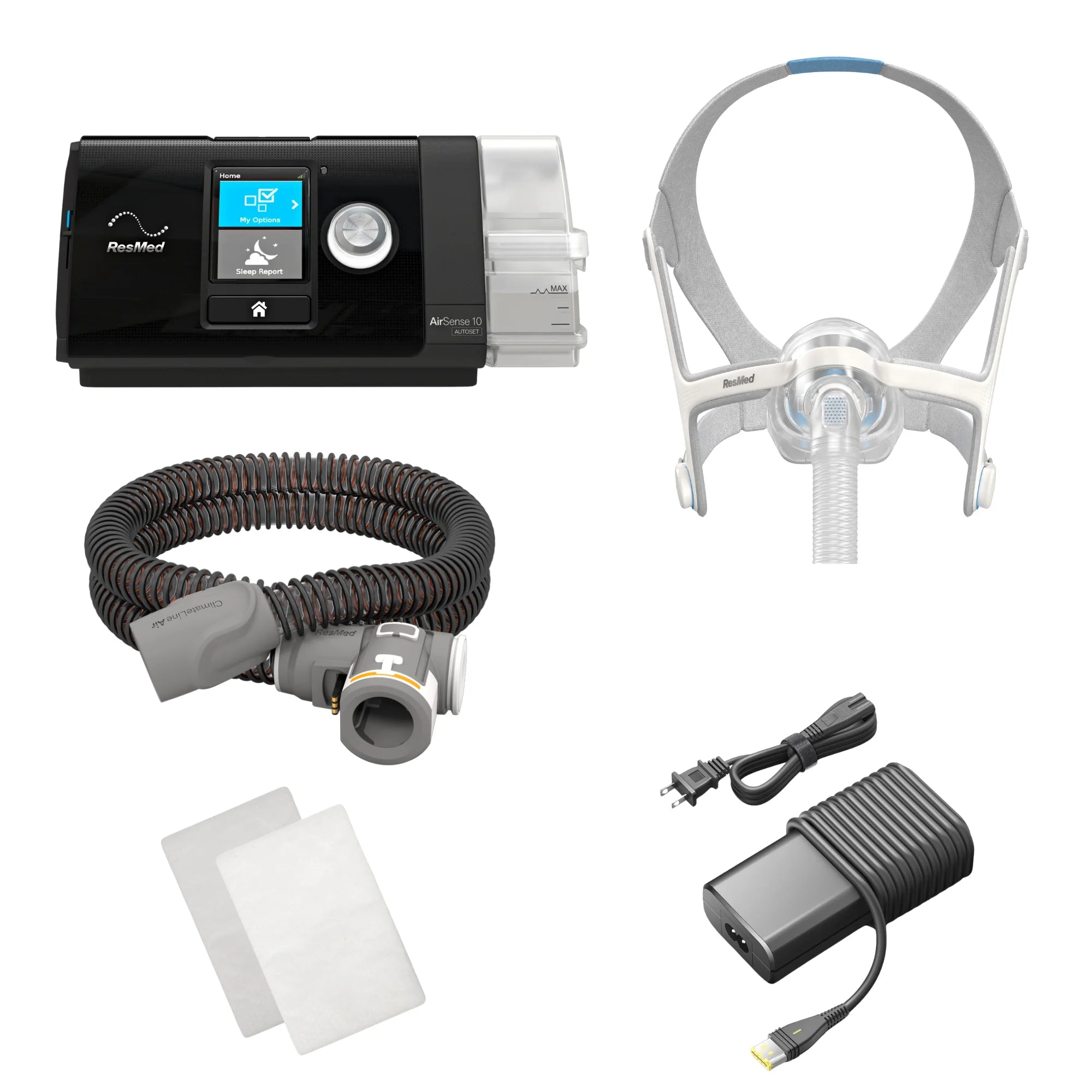 AirSense 10 AutoSet Bundle with AirTouch N20 Nasal Mask & Filters